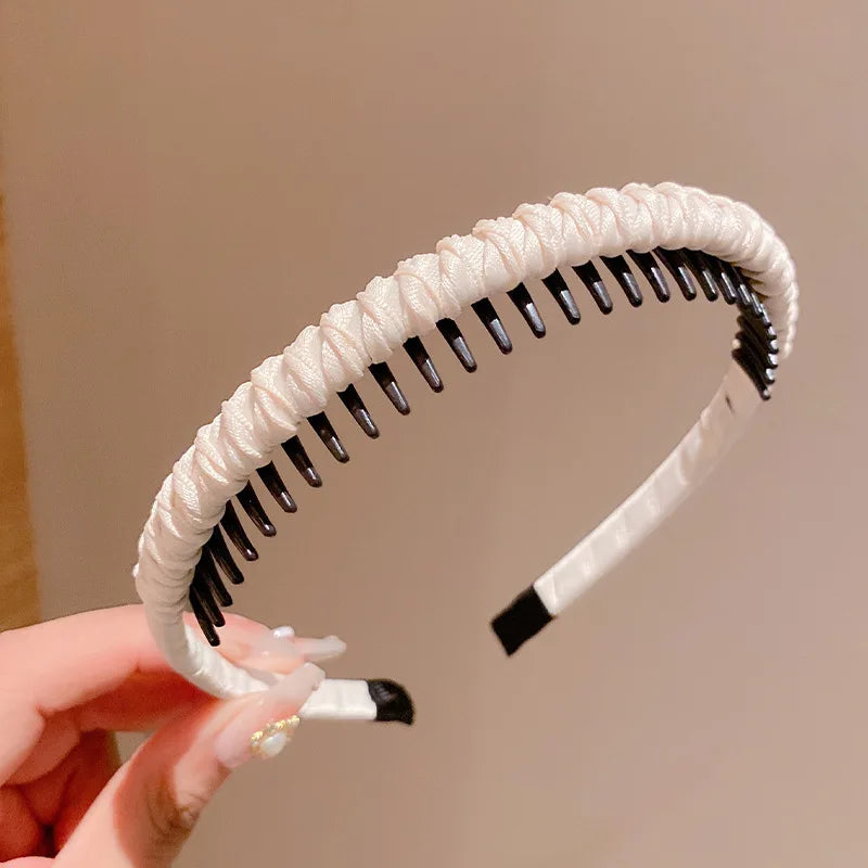 Cute Candy Colors Wrap Cloth Teeth Hairbands  Accessories
