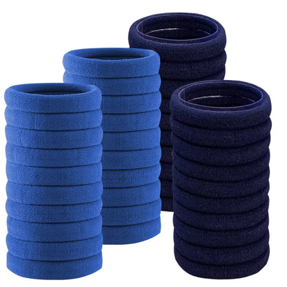 50PCS/Set Cotton Elastic Hair Ties