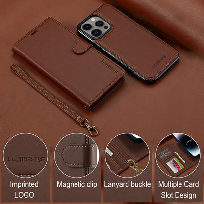 2 in 1 Removable Flip Leather iPhone Case Magnetic Wallet Cover