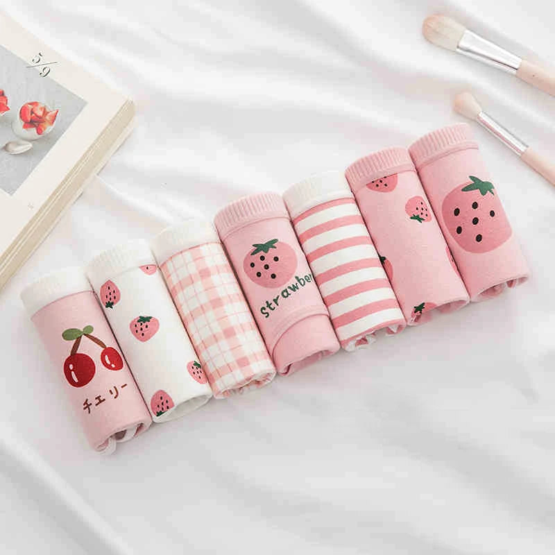 Soft Cotton Underwear Sexy Mid Waist Lingerie