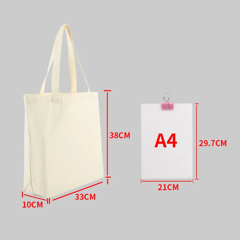 Large Capacity Canvas Shopping Bags