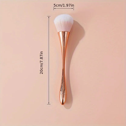 Rose Golden Fan Makeup Brush