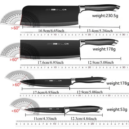 6pcs Kitchen Knife Set with Knife Holder