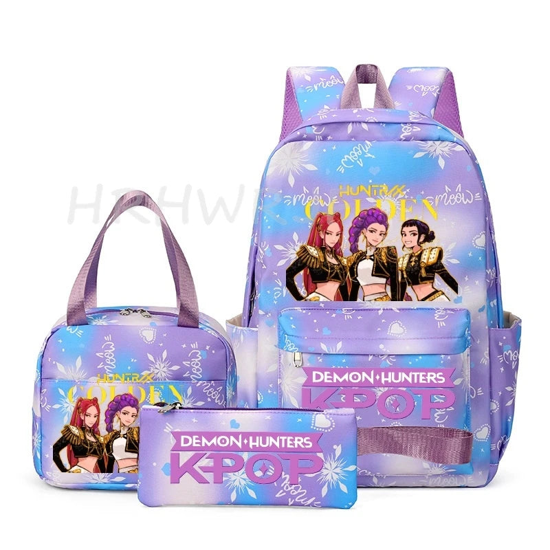 KPop Demon Hunters Backpack Simple Large Capacity