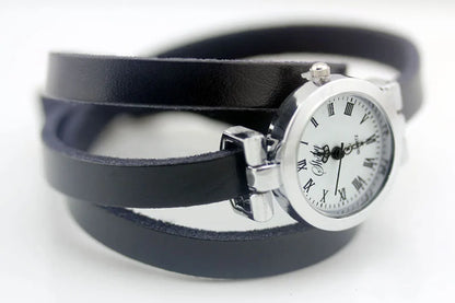 Long Leather ROMA Vintage Watch