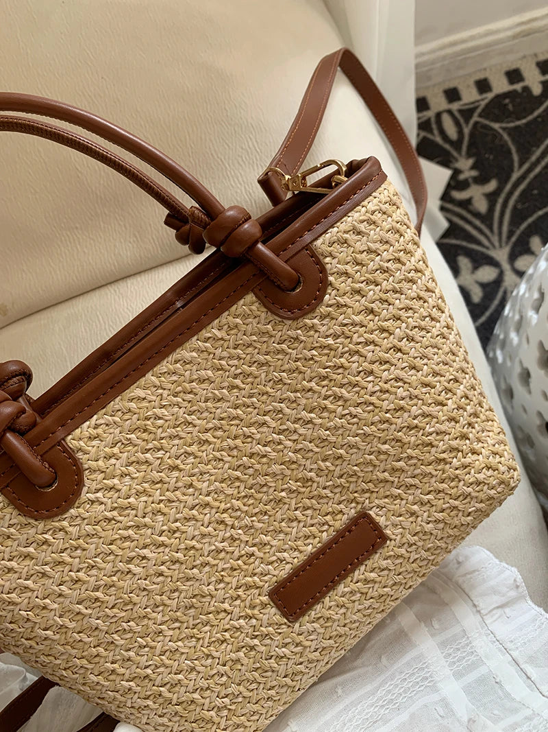 Straw Basket Woven bags