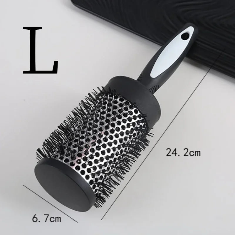 Round Curling Roller Comb Hair Styling