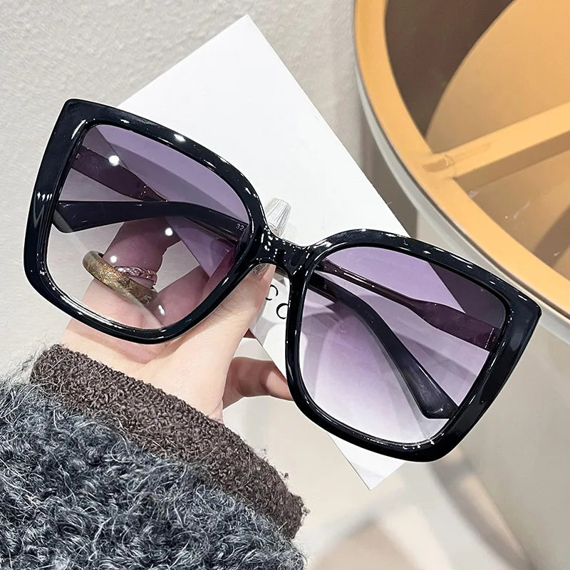 Large Square Frame Sunglasses