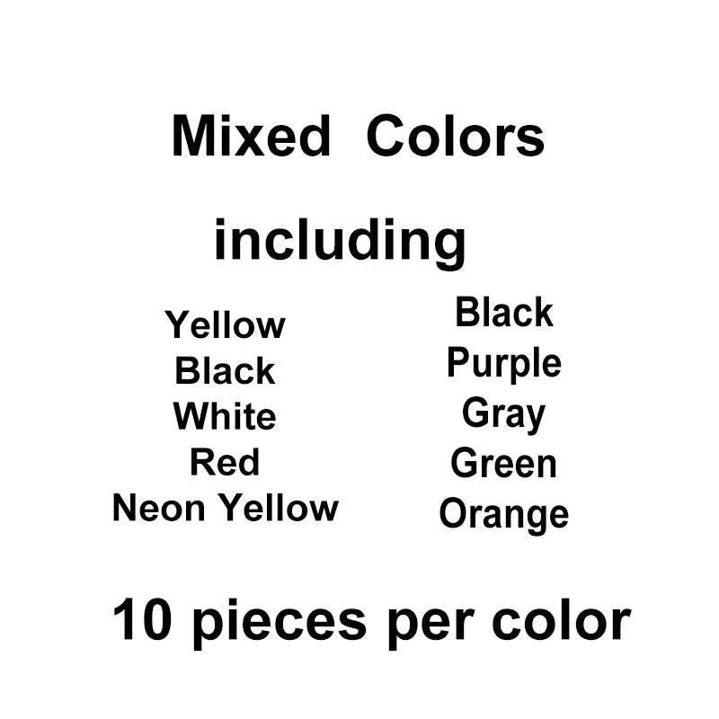 100pcs Colorful Neon Paper Wristbands Mixed Multicolor Waterproof