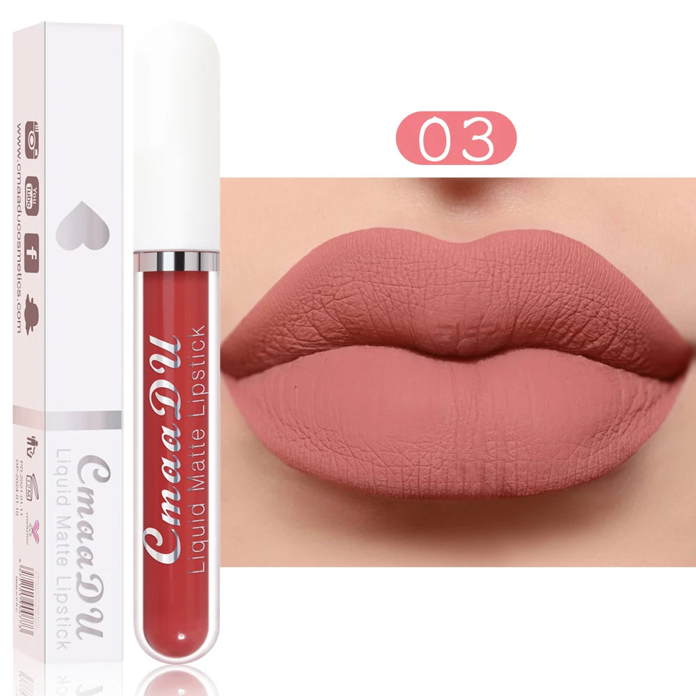 1 Pcs Matte Lip Gloss Liquid Lipstick Waterproof