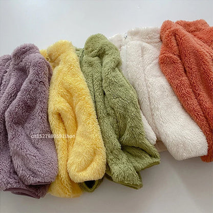 Winter Outerwear Boy Warm Fleece Baby Girls Jackets