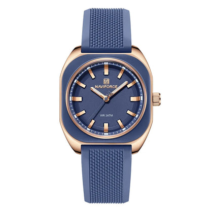 DANA Elegant Polygon Quartz Silicone Watch