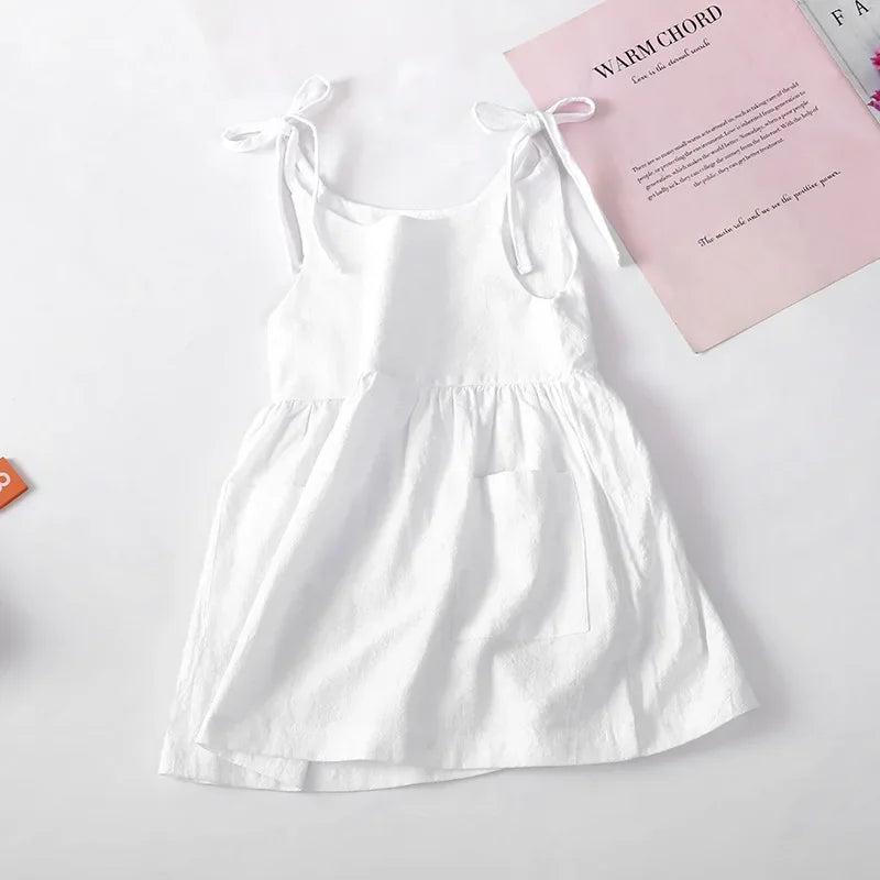 Toddler Girl Cotton Sleeveless Dress
