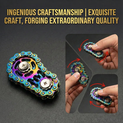 Bicycle Chain Finger Spinner Stress Relief