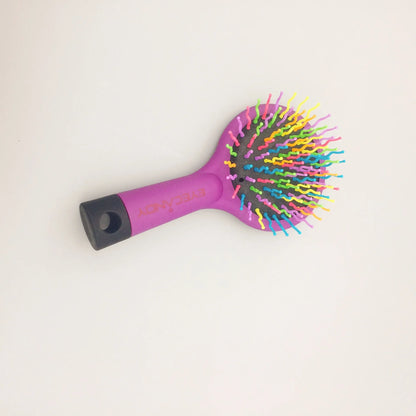 Hair Comb Professional Rainbow Comb With Mirror Styling Tools