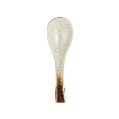 13cm Japanese Ceramic Soup Spoon