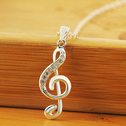 925 sterling Silver crystal Elegant Necklace