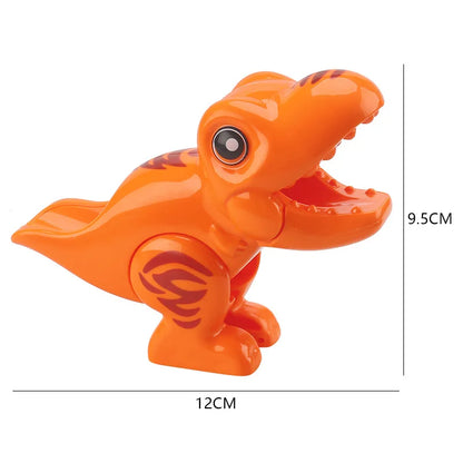 Big Building Blocks Marble Race Run Track Dinosaur Part Maze Toy