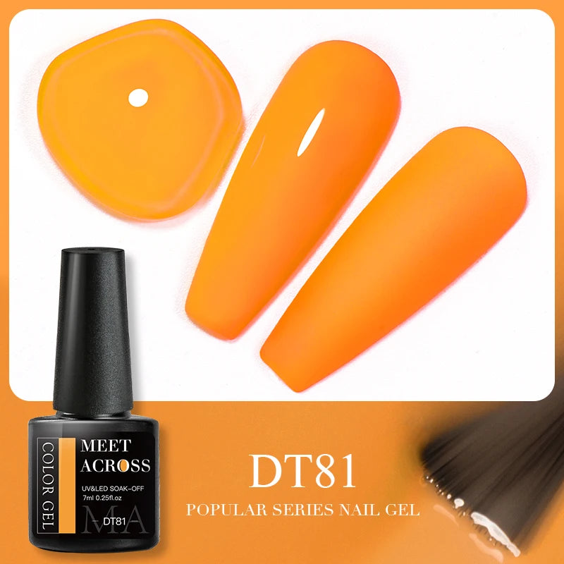 Pink Dried Flower Gel Nail Polish