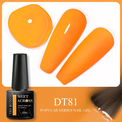 Pink Dried Flower Gel Nail Polish