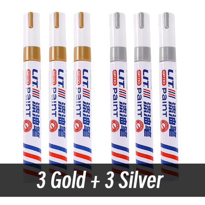 3mm 10p Colorful 8 Colors Permanent Paint Marker Waterproof
