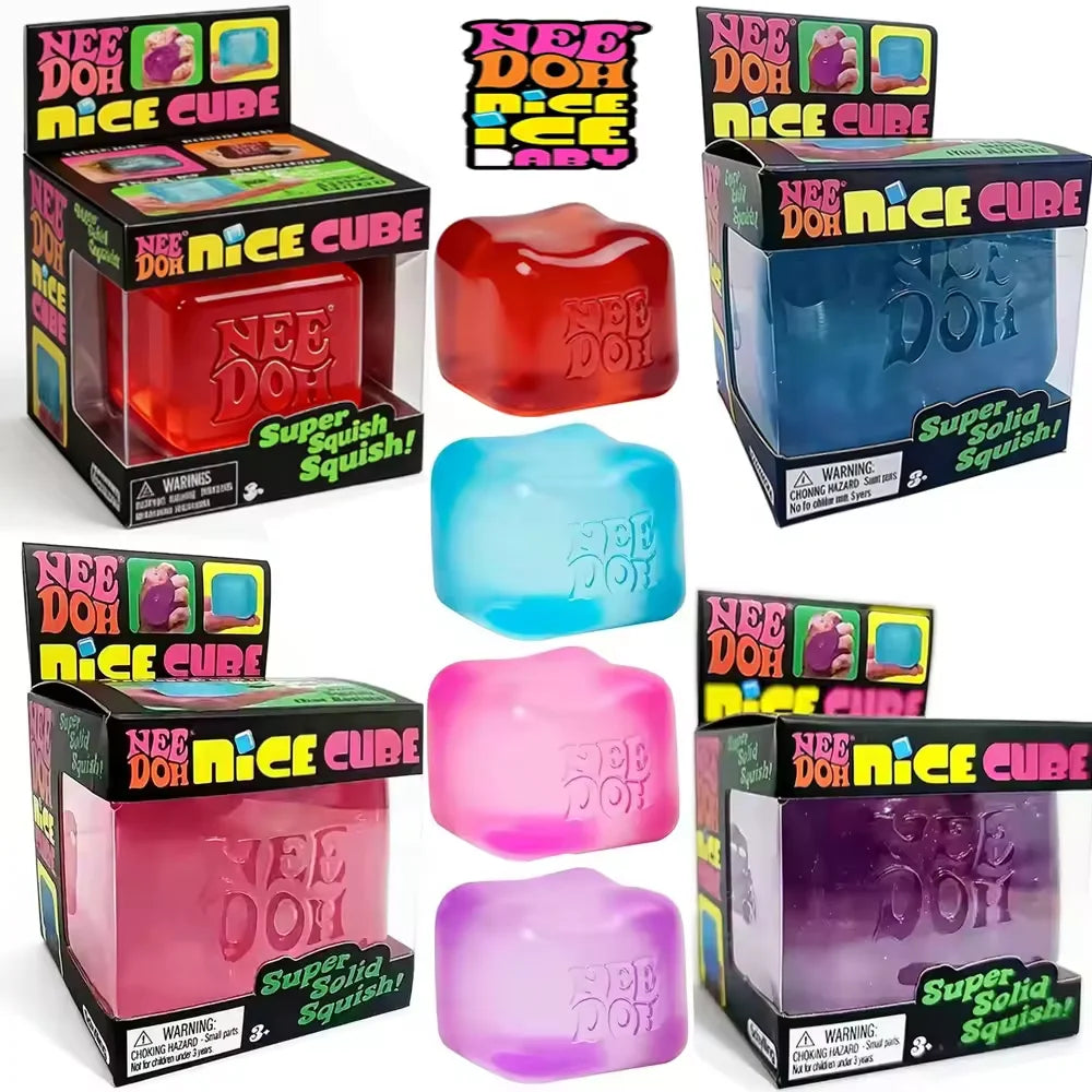 Schylling NeeDoh Nice Cube Sensory Squeeze Toy