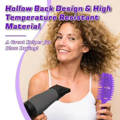 Hairdressing Sea King pointed tail curling Brushes