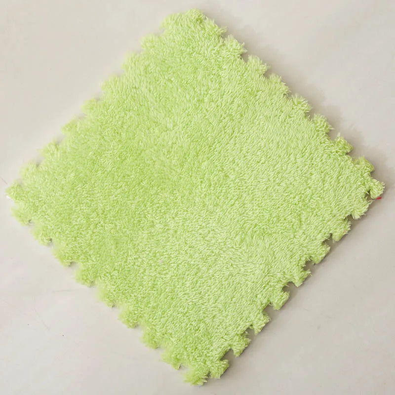 Soft Plush Warm Carpet Baby Play EVA Foam Floor Game Mat