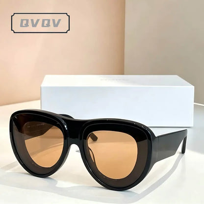 Thick Oversized Cat Eye Vintage Hip-hop Sunglasses