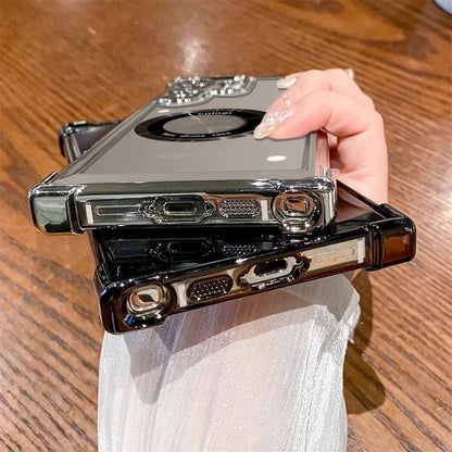 Magsafe Plating Transparent Bumper Samsung Case Cover