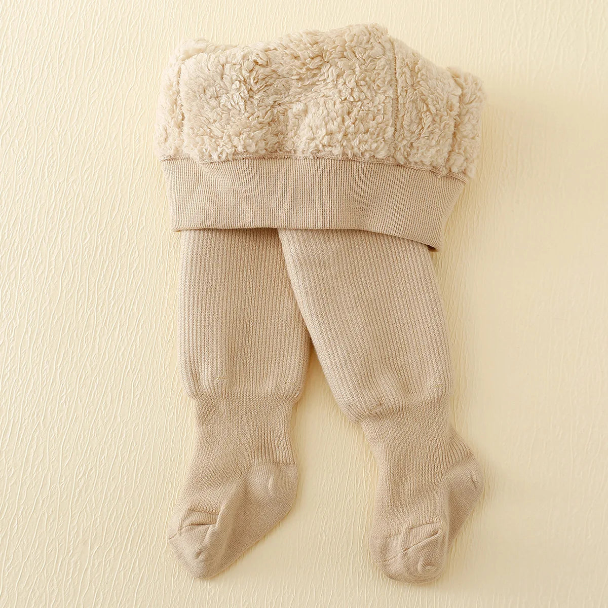 Winter Polar Fleece Lining Stripes Plus Thick Warmth Cotton Tights Toddler Leggings