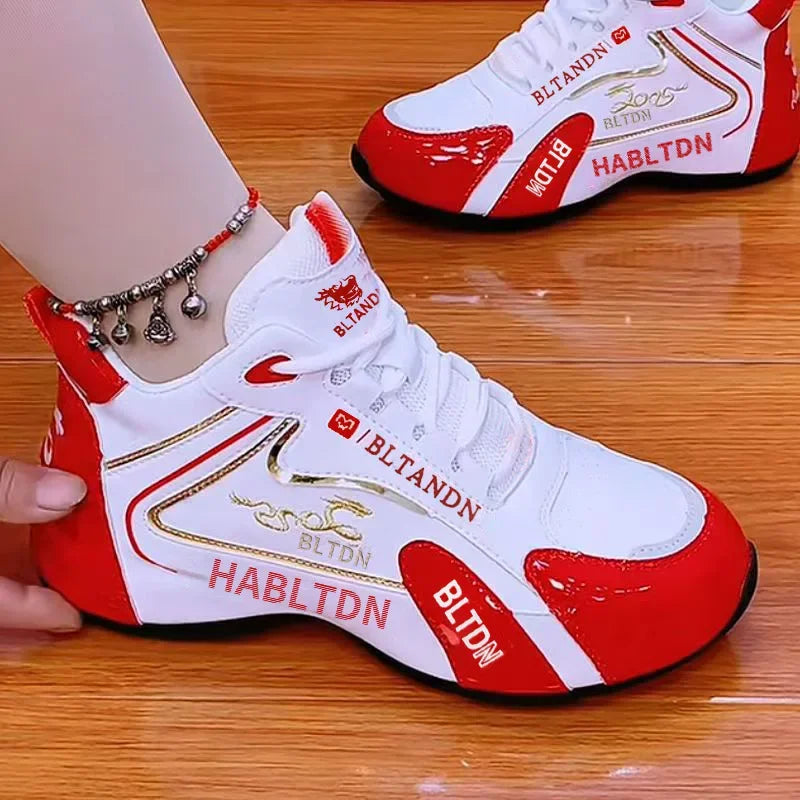 Breathable Lightweight Lace Up Sneakers