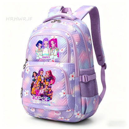 K-pop Demon Hunters Backpack Girls Boys Youth School Bags