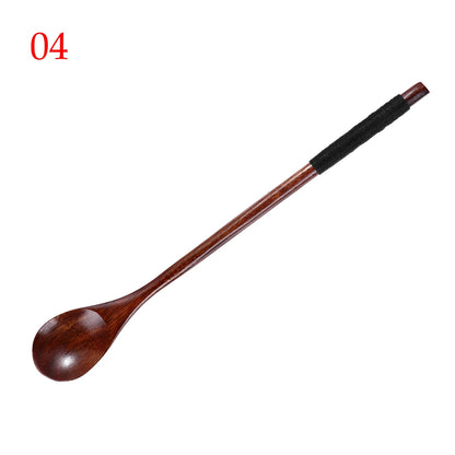 1Pc Wooden Spoon for Eating Mixing Stirring Cooking