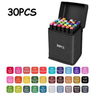 24/48/80/120/168/262 Colors Professional Drawing Markers