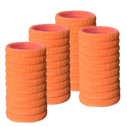 50PCS/Set Cotton Elastic Hair Ties