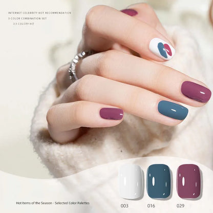 Colorful Water-Base Nail Polish 40 Colors Air Dry Peel Off Nail Art