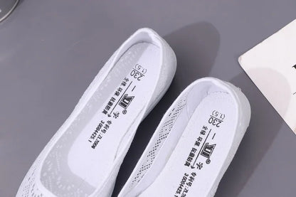 Flat Mid Wedge Heel Sneakers