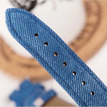 Lovely Cat Quartz Denim Strap Casual Watch