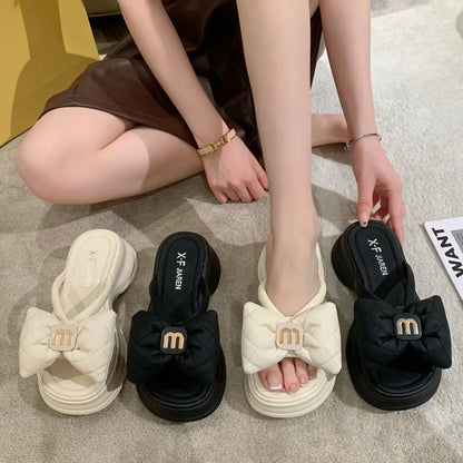 Thick Sole Outwear Slippers