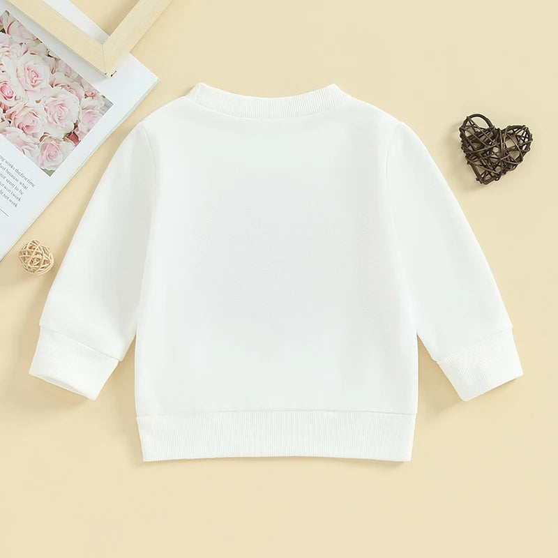 0-3Y Baby Kids Valentine's Day Sweatshirts Tops Toddler