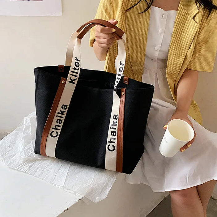 Canvas Shoulder Strap Bag