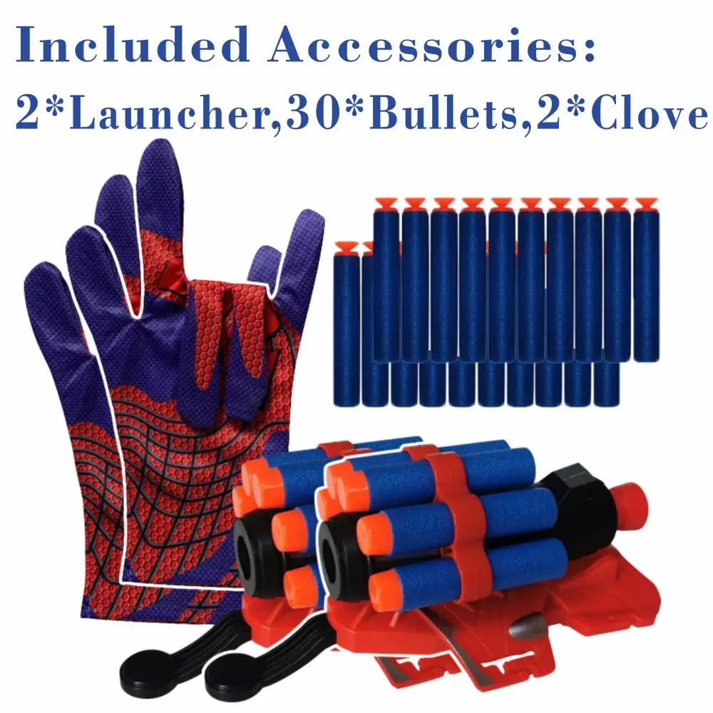 Spider Web Launcher Shooters Glove Set
