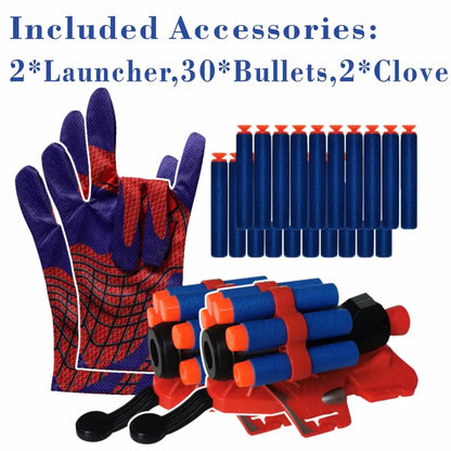 Spider Web Launcher Shooters Glove Set