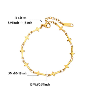 Stainless Steel Round Snake Chain Bracelets
