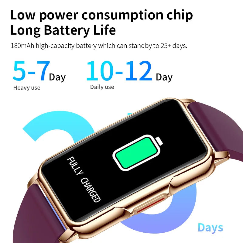 LIGE Smart Watch 1.47-inch Full Touch Screen Sports Fitness Tracker Waterproof