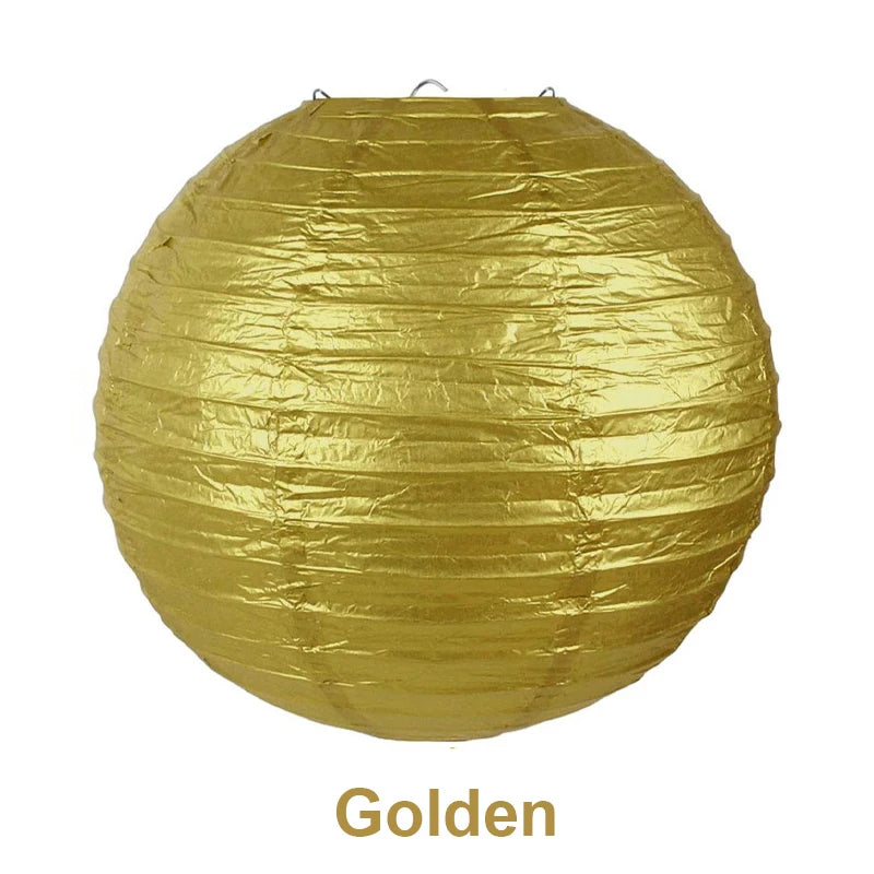 10/15/20/25/30cm Round Chinese Paper Lanterns Birthday Wedding Decor Gift