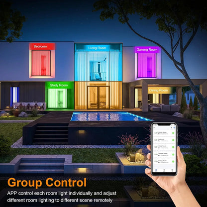 Smart LED Ceiling Lamp WiFi Room Decor