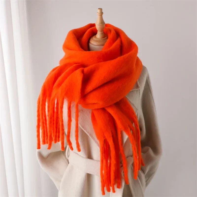 Cashmere Warm Solid Pashmina Blanket Wraps