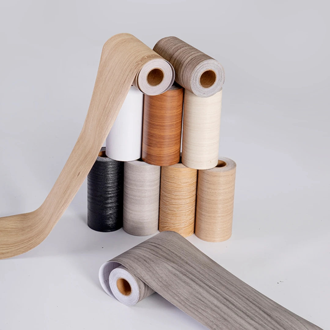 1 Roll Thickened Imitation Wood Grain Skirting